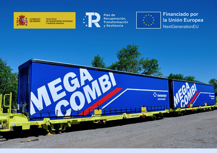foto Transfesa Logistics instalará zapatas silenciosas en los vagones que circulan por la península ibérica a través de los Fondos Europeos Next Generation EU.